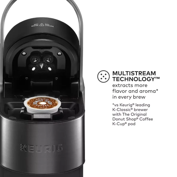 K-Supreme Plus SMART Single-Serve Coffee Maker with WiFi Compatibility and 5 Brew Sizes – Black - Image 4