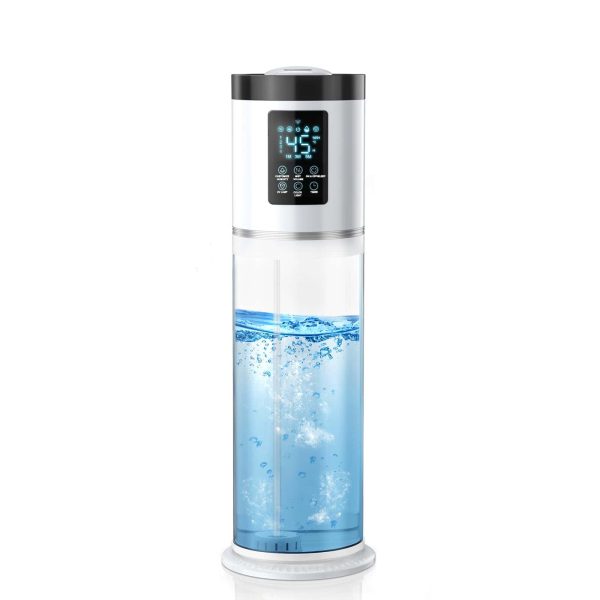 Hiswelle Humidifiers for Bedroom Large Room with Clear Tank, 7-Color Ambient Light, 8L 2.1Gal 36dB Ultrasonic Cool Mist Humidifiers