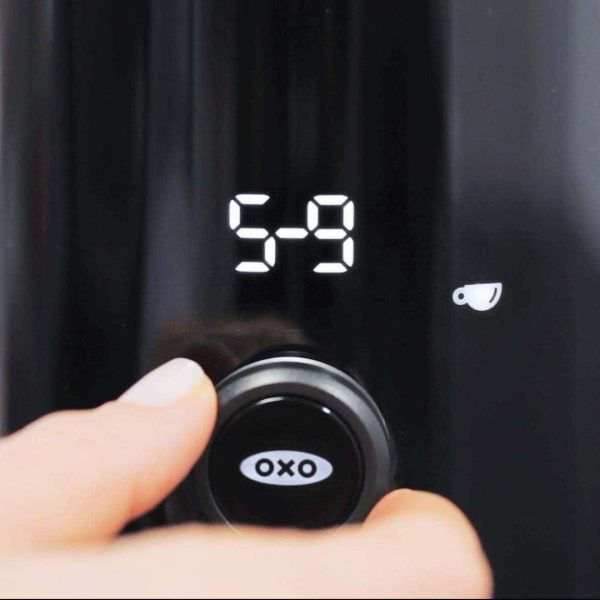 OXO Brew 9 Cup Stainless Steel Coffee Maker, Silver, Black - Image 11