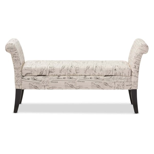 Baxton Studio Avignon Storage Ottoman Bench - Image 3