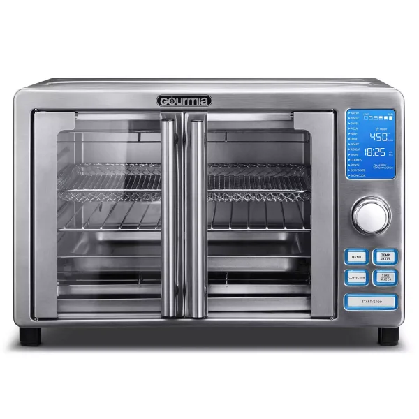 Gourmia French Door Air Fryer Oven (14 Presets) | Spacious   Versatile Cooking (under 60 characters) - Image 5