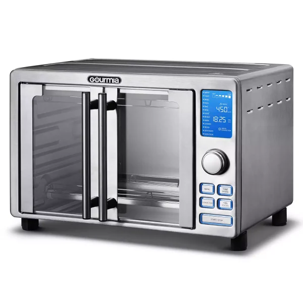 Gourmia French Door Air Fryer Oven (14 Presets) | Spacious   Versatile Cooking (under 60 characters) - Image 4