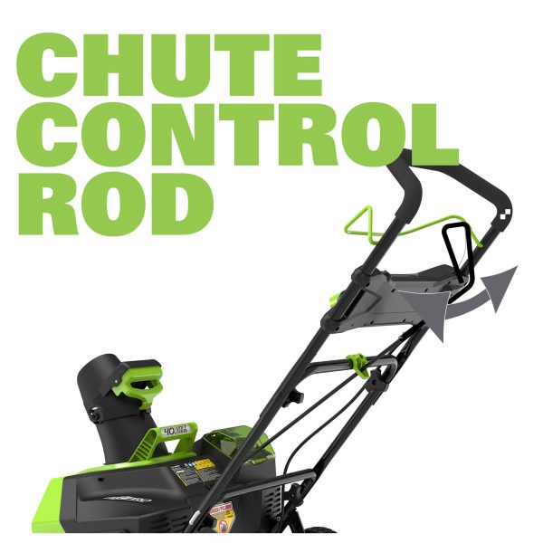 40V 20-inch Brushless Snow Thrower, Battery Not Included, 2601102 - Image 6
