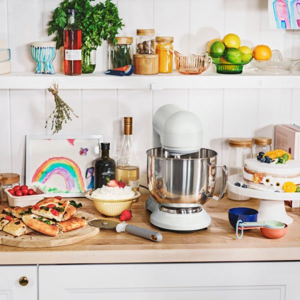 Beautiful 5.3QT Capacity Lightweight   Powerful Tilt-Head Stand Mixer, White Icing by Drew Barrymore - Image 3