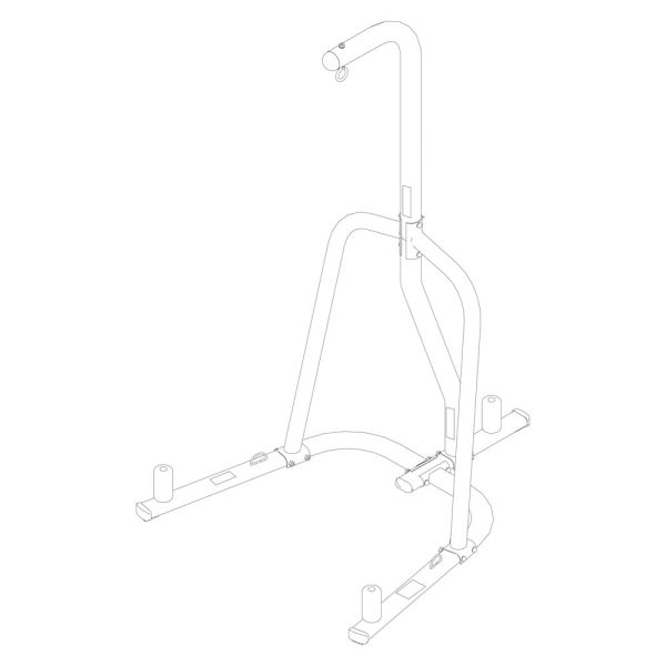 Everlast Single-Station Heavy Bag Stand, Black - Image 8