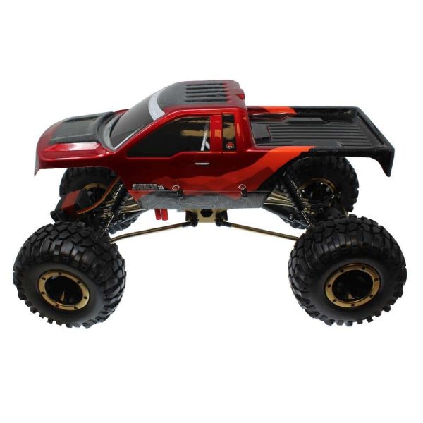 Redcat Racing Everest 10 1:10 Scale Rock Crawler Electric Brushed RC Truck, Red - Image 2