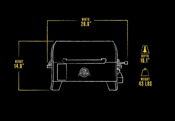 Pit Boss Portable 256-Sq in Black Pellet Grill - Image 12