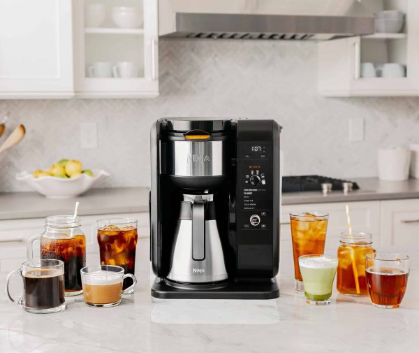 10-Cup Black/Stainless Steel Residential Combination Coffee Maker - Image 2
