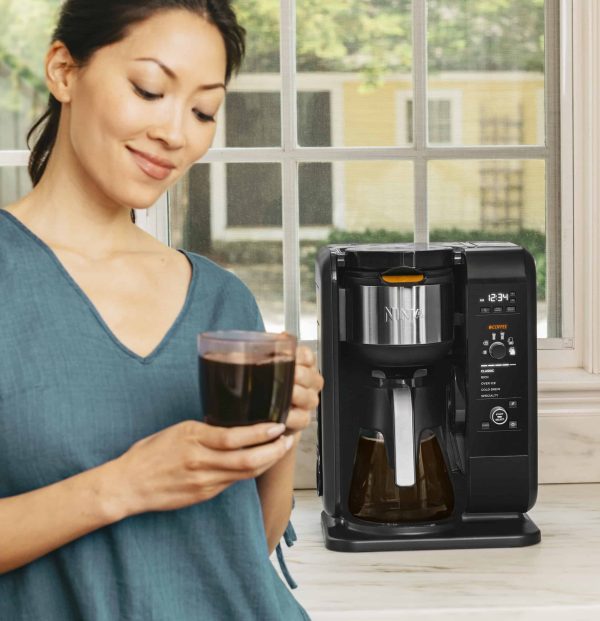 10-Cup Black/Stainless Steel Residential Combination Coffee Maker - Image 11