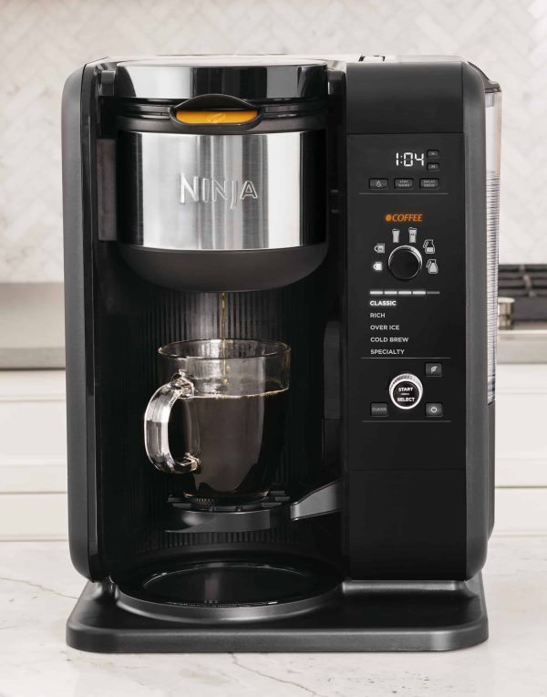 10-Cup Black/Stainless Steel Residential Combination Coffee Maker - Image 3