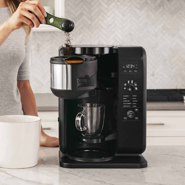 10-Cup Black/Stainless Steel Residential Combination Coffee Maker - Image 13