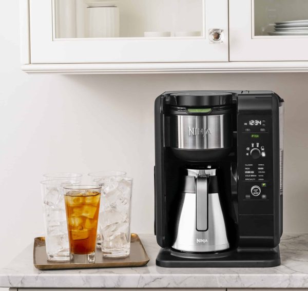 10-Cup Black/Stainless Steel Residential Combination Coffee Maker - Image 8