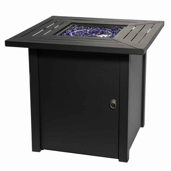 Teamson Home 29.92-in W 40000-BTU Dark Grey Steel Propane Gas Fire Pit - Image 5