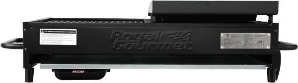 GD4002T Tailgater Tabletop Gas Grill Griddle, 4-Burner Portable Propane Grill Griddle Combo, 40 000 BTU, Black - Image 4