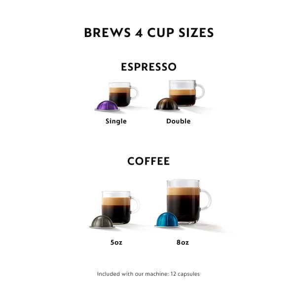 VertuoPlus Coffee and Espresso Machine, 5 Fluid Ounces, Grey - Image 2