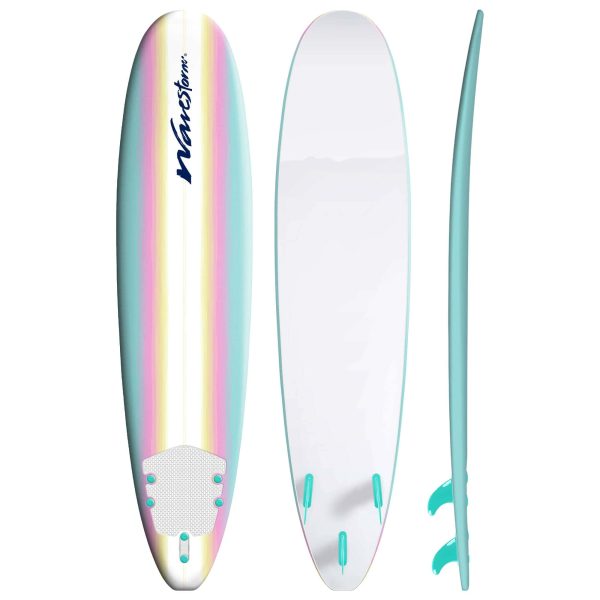 Wavestorm   Classic Soft Top Foam 8ft Surfboard   burst - Image 3