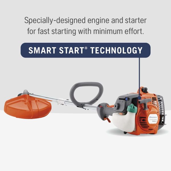 128LD Gas String Trimmer, 28-cc 2-Cycle, 17-inch Straight Shaft Gas String Trimmer with Tap ‘n Go trimmer head - Image 3