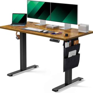Marsail Standing Desk Adjustable Height 48 24 Inch, Electric Standing Desk