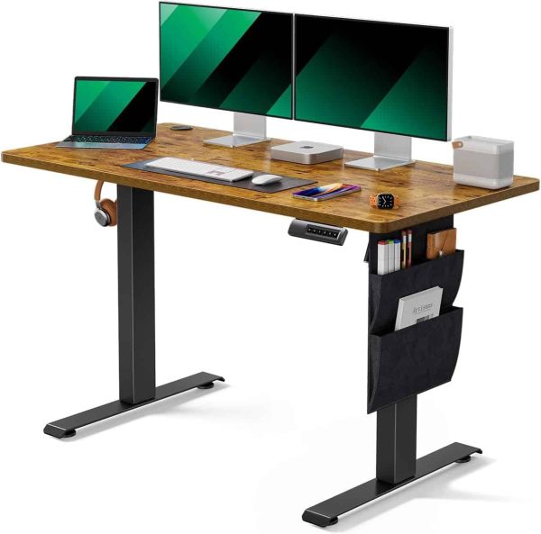 Marsail Standing Desk Adjustable Height 48 24 Inch, Electric Standing Desk