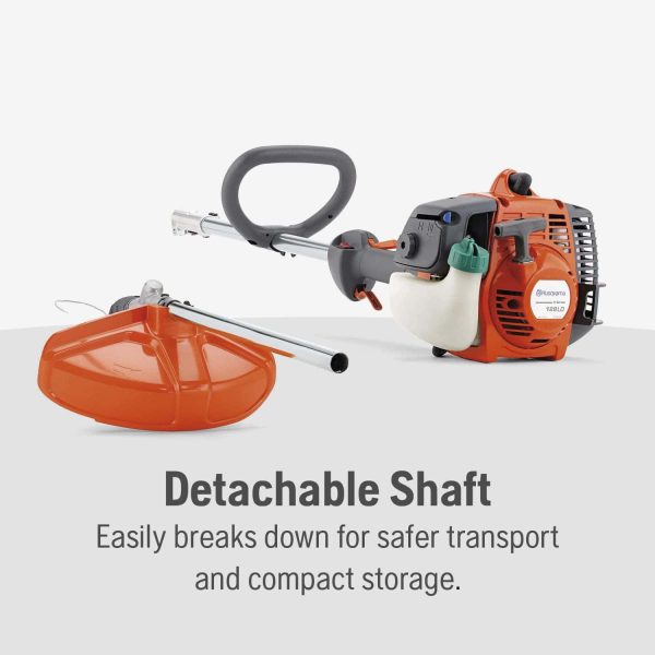 128LD Gas String Trimmer, 28-cc 2-Cycle, 17-inch Straight Shaft Gas String Trimmer with Tap ‘n Go trimmer head - Image 4