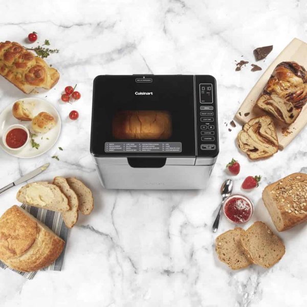 Convection Bread Maker Machine-16 Menu Options, 3 Loaf Sizes up to 2lbs, CBK-210, 12.25  x 8.85  x 13 , Stainless Steel - Image 2