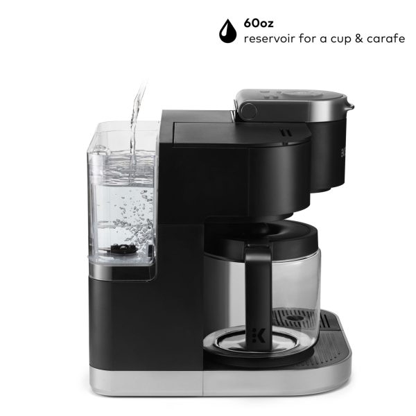 K-Duo Single Serve K-Cup Pod   Carafe Coffee Maker, Black,1470 watts - Image 9