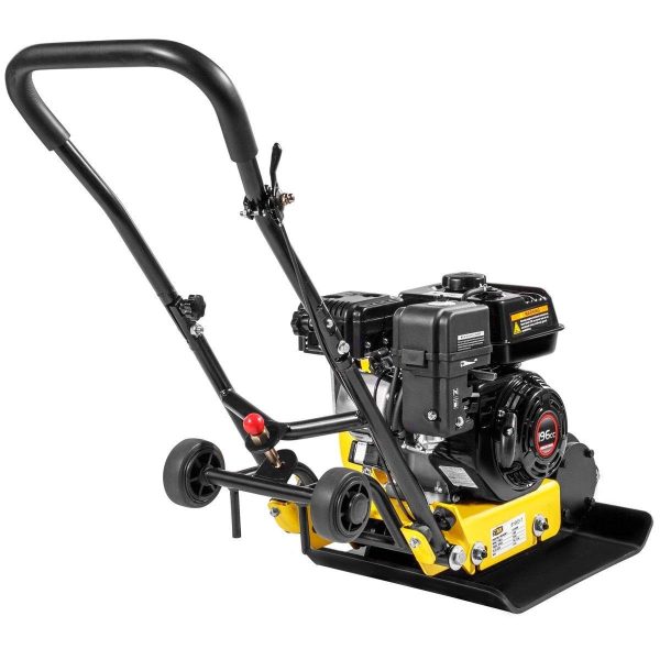 Stark USA 7.0HP 5000VPM 5500MAX Gas Vibration Compaction Force 20 x 14 inch Plate Compactor w/Built-in Wheel - Image 2