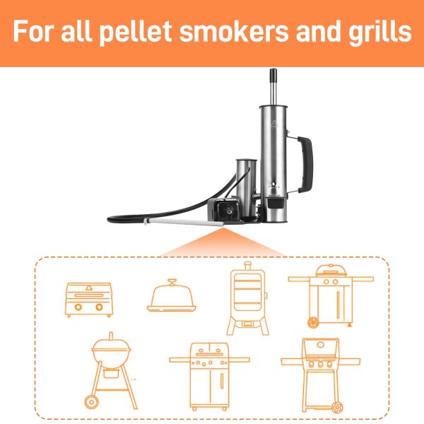 GANGSHELO Portable Electric Smoker Pellet Accessory Works with Any BBQ Grill Add Your Favorite Blend - Image 5