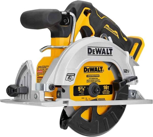 XTREME 12V MAX BRUSHLESS 5-3/8  CIRCULAR SAW (Tool Only) (DCS512B)