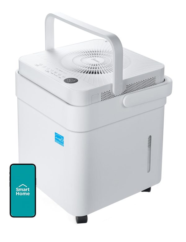 Midea Cube 20 Pint Dehumidifier for Basement and Rooms at Home for up to 1500 Sq. Ft., Smart Control