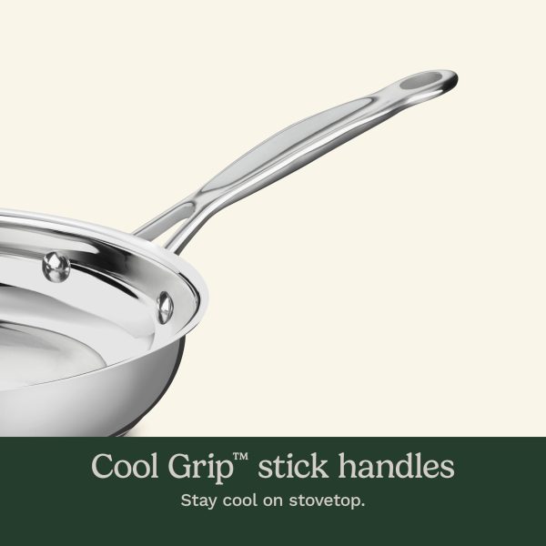 11-Piece Cookware Set, Chef s Classic Stainless Steel Collection 77-11G - Image 3