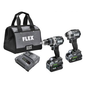 FXM202-2G STACKED LITHIUM 2-Tool 24-volt Brushless Power Tool Combo Kit