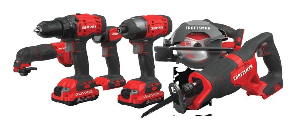 V20 6-Tool 20-volt Max Power Tool Combo Kit with Soft Case (2 Li-ion Batteries Included and Charger Included) - Image 20