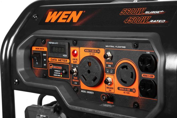 5600/4500-Watt Electric Start Gasoline Portable Generator with CO Shutdown Sensor - Image 5