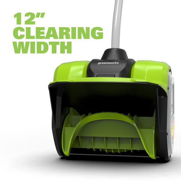 12  40V Single-Stage Battery Powered Push Snow Blower - Image 4