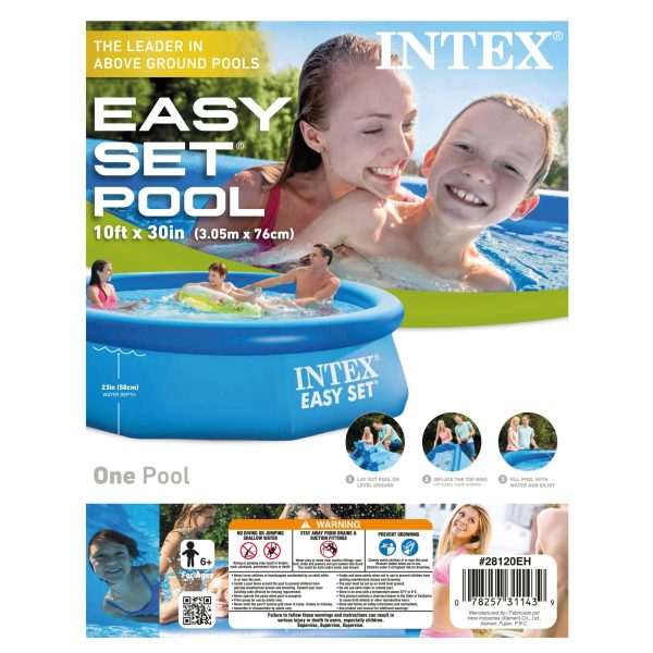 10’ x 30   Above Ground Inflatable Pool and Cartridge Filter Pump System - Image 4