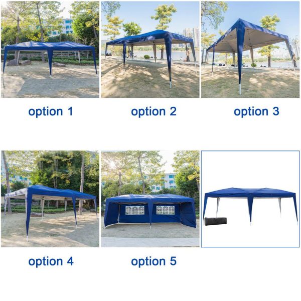 Zimtown 10 x 20  4 Walls Pop Up Outdoor Instant Folding Wedding Canopy Party Tent Gazebo Ez - Image 6