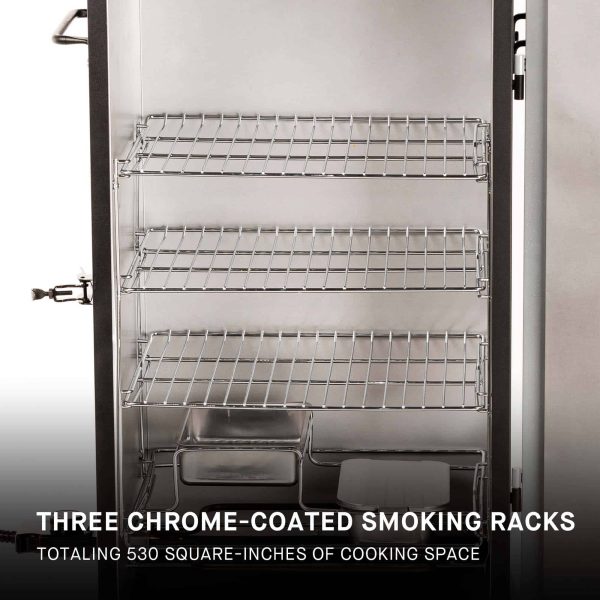 John McLemore Signature Series 530-Sq in Black Electric Smoker - Image 7