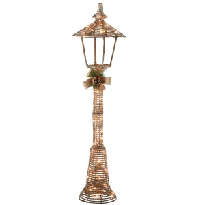 Tree Company 60-in Lamp Post Free Standing Decoration with Clear Incandescent Lights