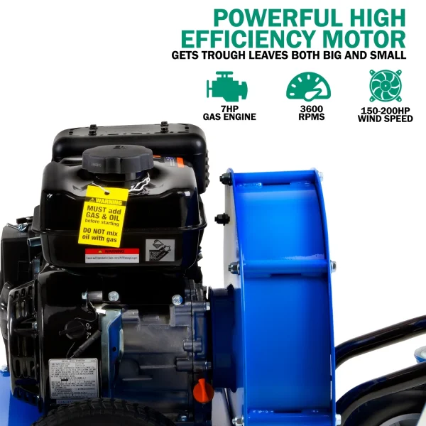 Landworks Gas Walk-Behind Leaf Blower 4-cycle 1500-CFM 200-MPH Gas Walk-behind Leaf Blower - Image 4