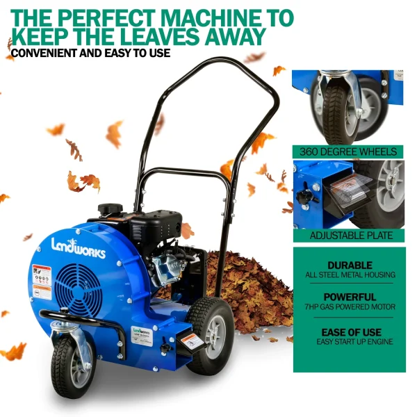 Landworks Gas Walk-Behind Leaf Blower 4-cycle 1500-CFM 200-MPH Gas Walk-behind Leaf Blower - Image 2