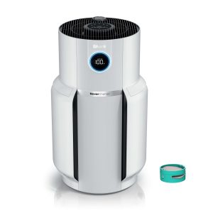 NeverChange Air Purifier MAX 5-Speed White True HEPA Air Purifier (Covers: 1400-sq ft)