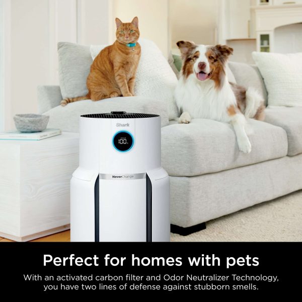 NeverChange Air Purifier MAX 5-Speed White True HEPA Air Purifier (Covers: 1400-sq ft) - Image 8