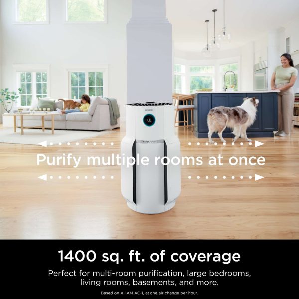 NeverChange Air Purifier MAX 5-Speed White True HEPA Air Purifier (Covers: 1400-sq ft) - Image 7
