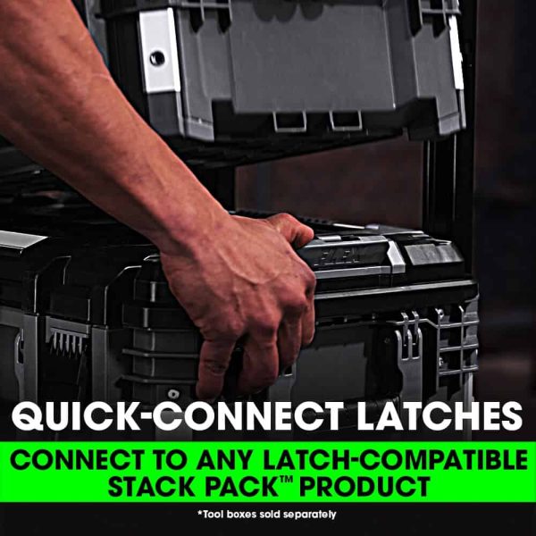 STACK PACK 15.1-in Gray Polypropylene Lockable Tool Box - Image 6