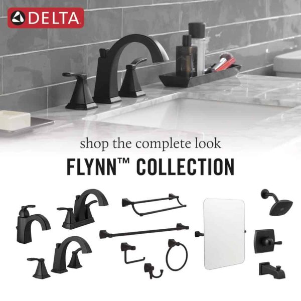Flynn Matte Black 1-handle Single Function Round Bathtub and Shower Faucet Valve Included - Image 4