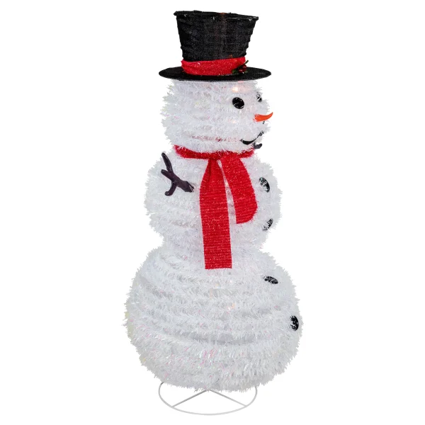 48-in Snowman Free Standing Decoration with Clear Incandescent Lights - Image 2