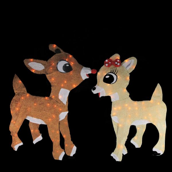 32-in Reindeer Free Standing Decoration with Clear Incandescent Lights - Image 2