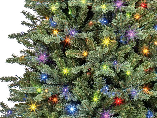 5-ft Aspen Fir Easy Shape Pre-lit LED Artificial Christmas Tree - Image 5
