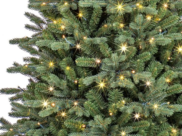 5-ft Aspen Fir Easy Shape Pre-lit LED Artificial Christmas Tree - Image 6
